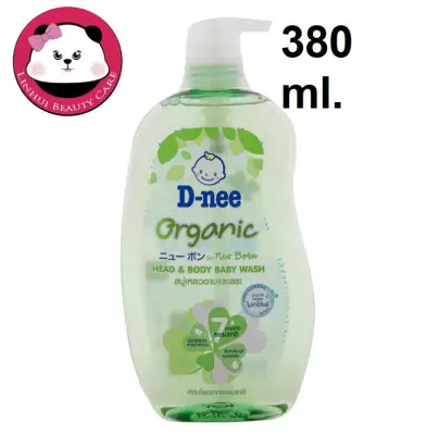 ดีนี่ อาบน้ำ Dnee ออร์แกนิค D-nee Organic For Newborn Head & Body Baby Wash สบู่เหลวอาบน้ำและสระผม ฟอร์นิวบอร์น 380 มล. d nee ขวดเขียว