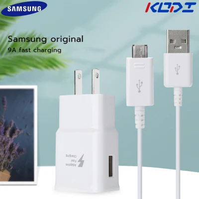 ชุดชาร์จเร็วเหมาะสำหรับ Samsung S6 รองรับ รุ่น S6/S7/Note5/Edge/Note3 Micro Usb Samsung original S6 Fast charge S6/S7/note5/edge/note3/ Micro USB cable รับประกัน 1 ปี by KODI