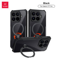XUNDD เคส ใช้สำหรับ Xiaomi 14T 17T 14t pro Case Xiaomi 17T Pro เคส ป้องกันการกระแทก ป้องกันรอยขีดข่วน ขาตั้งแม่เหล็กหมุนปรับได้ 360 องศา