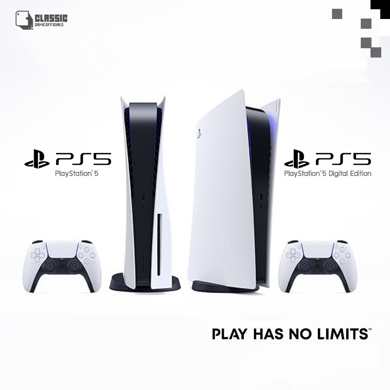 Playstation 5 ™ △ ○ × □ Vol.Z Ps5 Console | Playstation 5 Console (Play Has No Limits) (by Classic Game) ราคา 16,990 บาท*ส่งฟรี