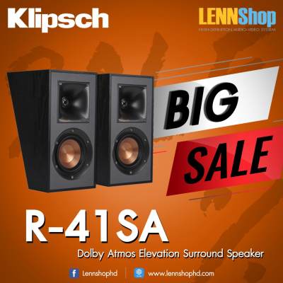 ดูภาพ Klipsch Reference R-41SA Dolby Atmos/Elevation Surround Speaker รับประกัน 1 ปี ศูนย์ Sound Republic ผู้นำเข้าอย่างเป็นทางการ จัดจำหน่ายโดย LENNSHOP ตัวแทนจำหน่ายอย่างเป็นทางการ / Klipsch R41SA / Klipsch R 41SA <br/>เพิ่มเติม Klipsch Reference R-41SA Dolby Atmos/Elevation Surround Speaker รับประกัน 1 ปี ศูนย์ Sound Republic ผู้นำเข้าอย่างเป็นทางการ จัดจำหน่ายโดย LENNSHOP ตัวแทนจำหน่ายอย่างเป็นทางการ / Klipsch R41SA / Klipsch R 41SA