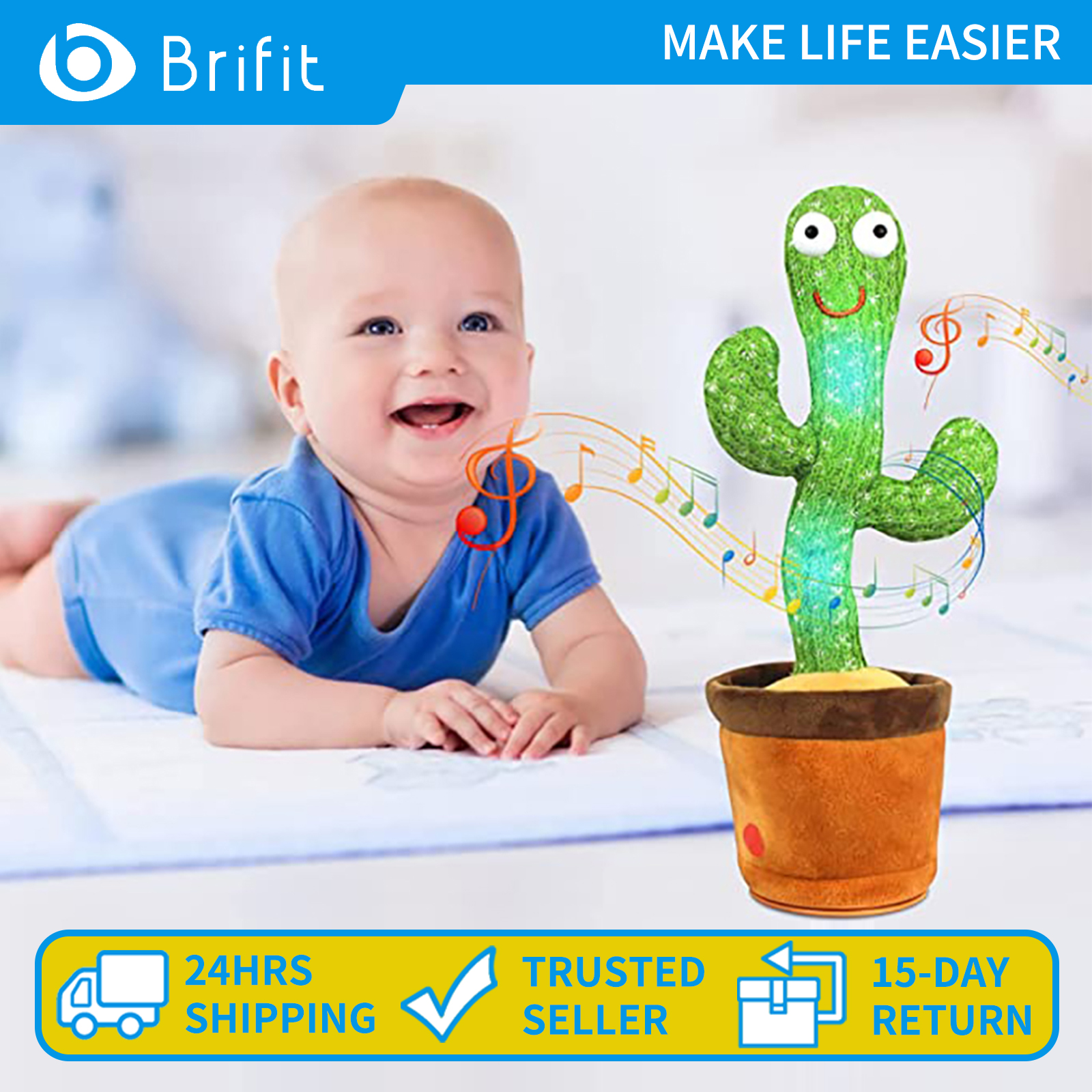Brifit เต้นรำกระบองเพชรของเล่นบันทึกพูดคุยของเล่นยัดไส้ 120 เพลงของเล่นอิเล็กทรอนิกส์ตุ๊กตากระบองเพชรที่มีเพลงตุ๊กตากระบองเพชรสามารถพูดคุยตลกการศึกษาปฐมวัยของเล่นตุ๊กตาน่ารักของขวัญวันเกิดสร้างสรรค์ของขวัญวาเลนไทน์ตกแต่งบ้าน ราคา 187 บาท*ส่งฟรี