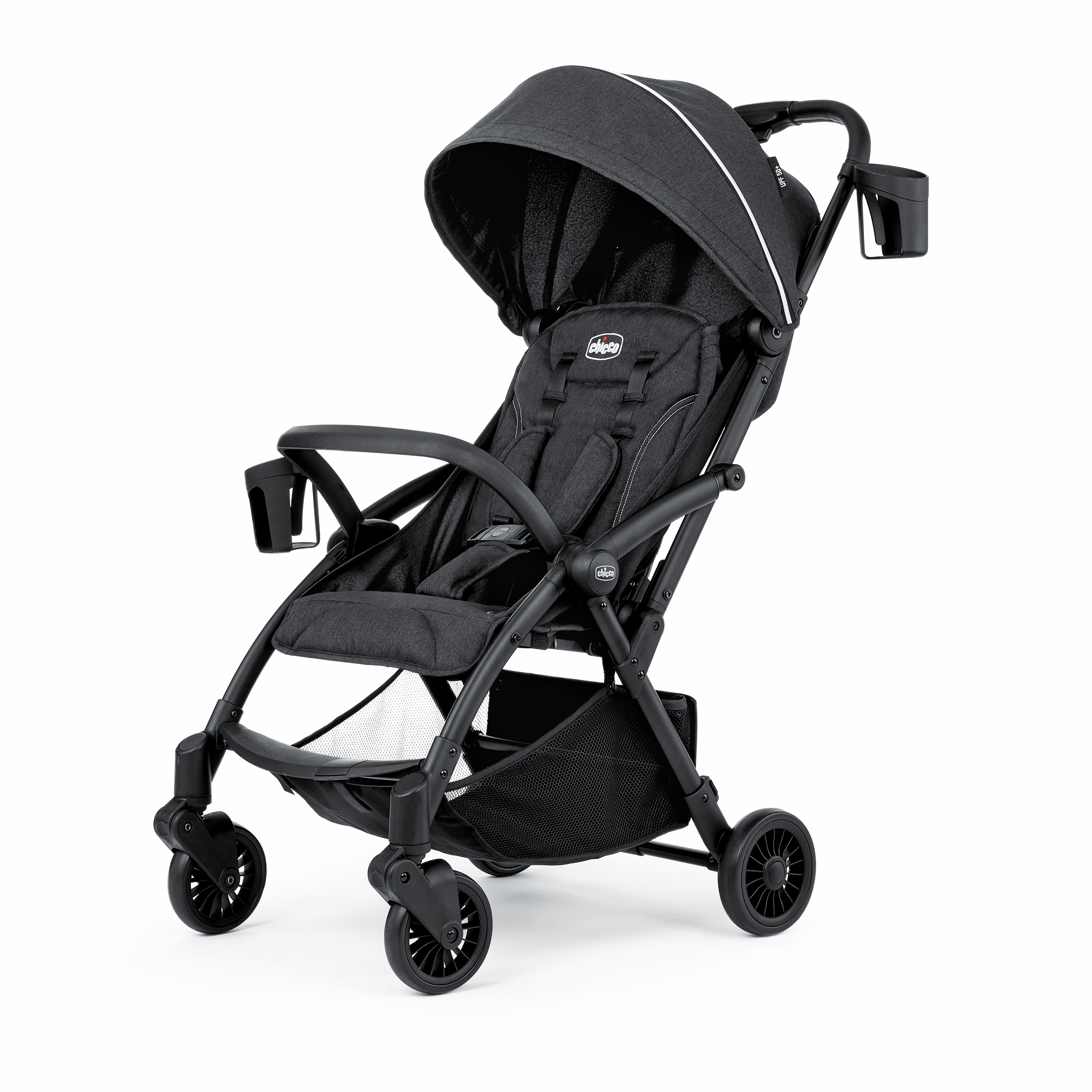 Chicco Presto Compact Stroller รถเข็นพับเก็บอัตโนมัติ สำหรับ เด็ก 6 เดือน - 22 กก. (4 ปี+) รองรับคาร์ซีทสำหรับทารกของ Chicco ทุกรุ่น