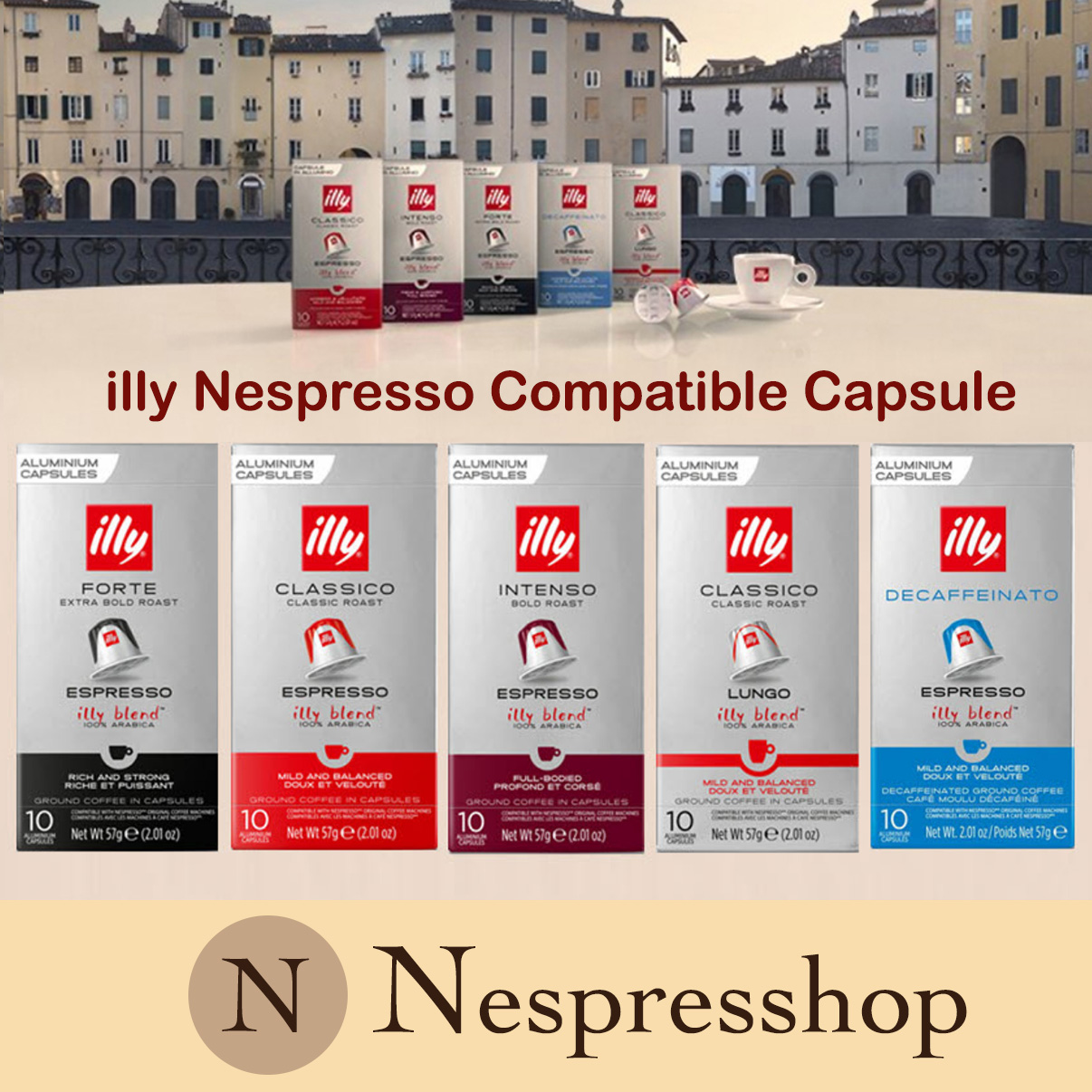 พร้อมส่ง ++ illy Nespresso Capsule กาแฟอิลลี่แคปซูล สำหรับเครื่องชง Nespresso