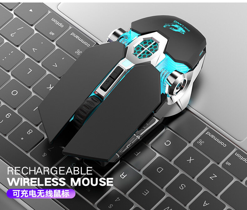【เมาส์ไร้สาย/Wireless mouse】Optical Key RGB Gaming Mouse เมาส์เกมมิ่ง ออฟติคอล ความแม่นยำสูงปรับ DPI 200- 4800 เหมาะกับเกม MMORPG (BNS) FPS MoBA เกมคอมพิวเตอร์เดสก์ท็อปแบบมีสายเงียบเงียบ เม้าส์ cf esports lol/pubg/ไฟฟรี
