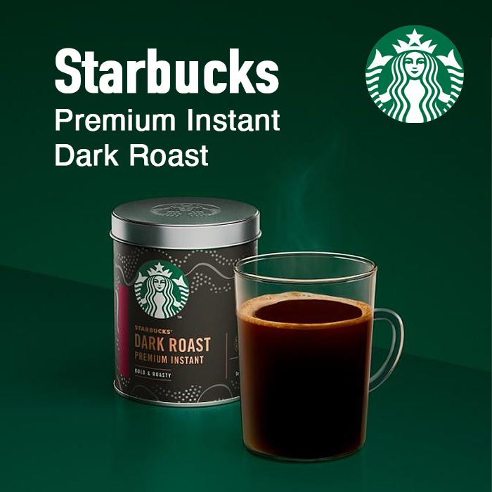 กาแฟสตาร์บัคส์ กาแฟสำเร็จรูป Starbucks Dark Roast Premium Instant Coffee
