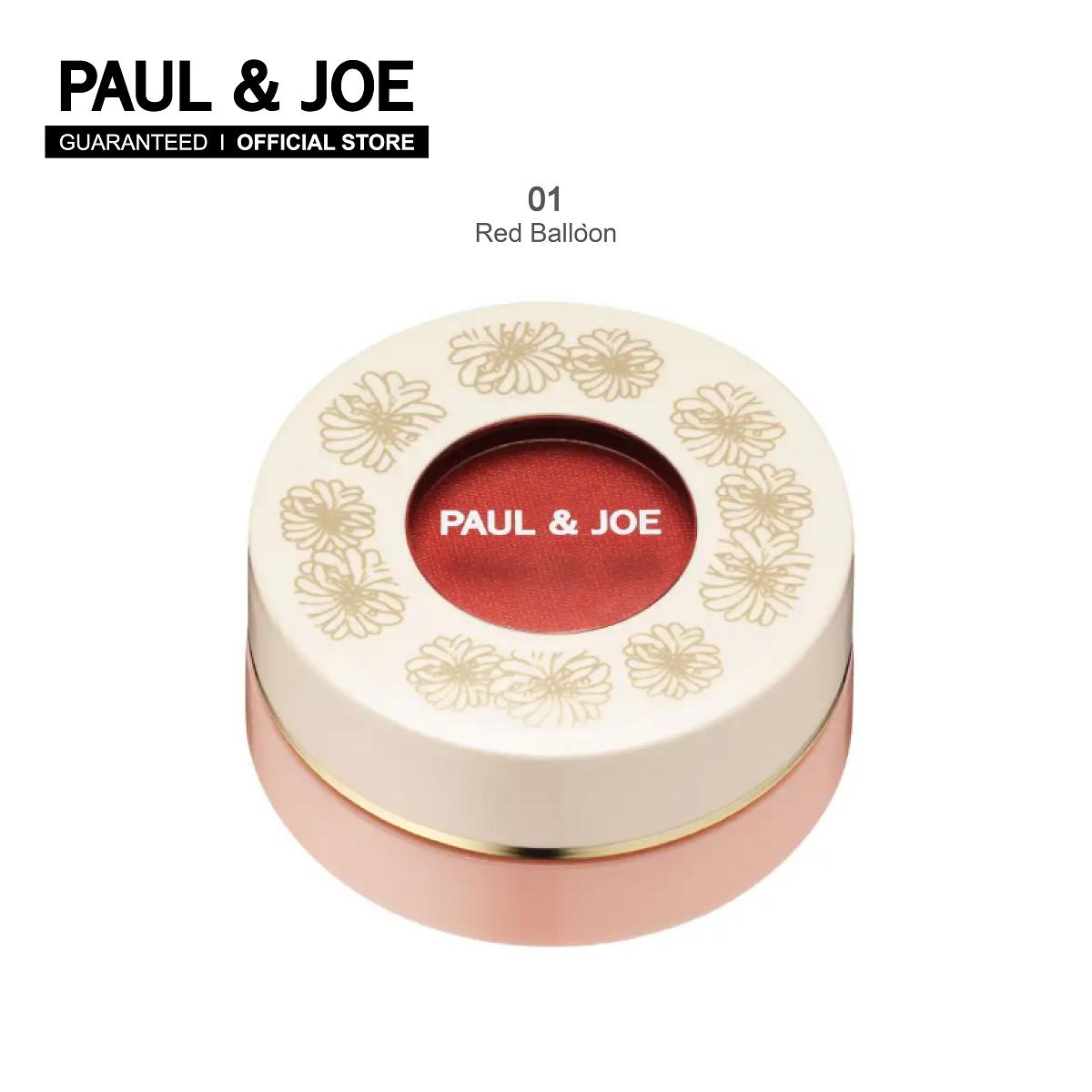 PAUL & JOE GEL BLUSH สีสดชัดแต่ชุ่มฉ่ำเข้ากับผิว แลดูพวงแก้มเปล่งปลั่ง พร้อมปรับระดับได้ตามต้องการ ด้วยเนื้อนุ่มเนียนสม่ำเสมอ