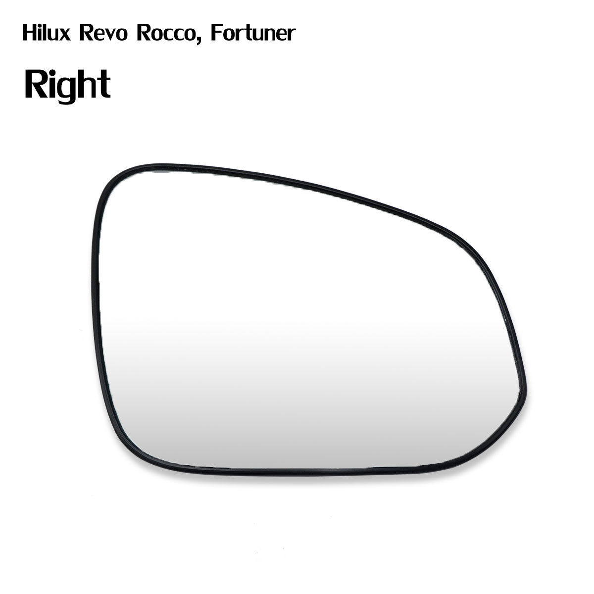 เนื้อเลนส์กระจก ข้าง ขวา ใส่ Toyota Hilux REVO SR5 Fortuner 2015 - 2019 Right Wing Side Door Mirror Glass Len Hilux Vigo Rocco SR5, Fortuner 4x2 4x4 2015-2019 Toyotaมีบริการเก็บเงินปลายทาง