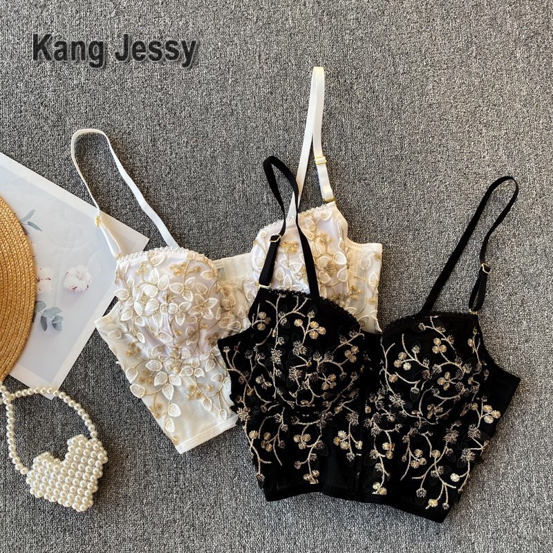 Kanata Silk Bralette Top Kesi Print