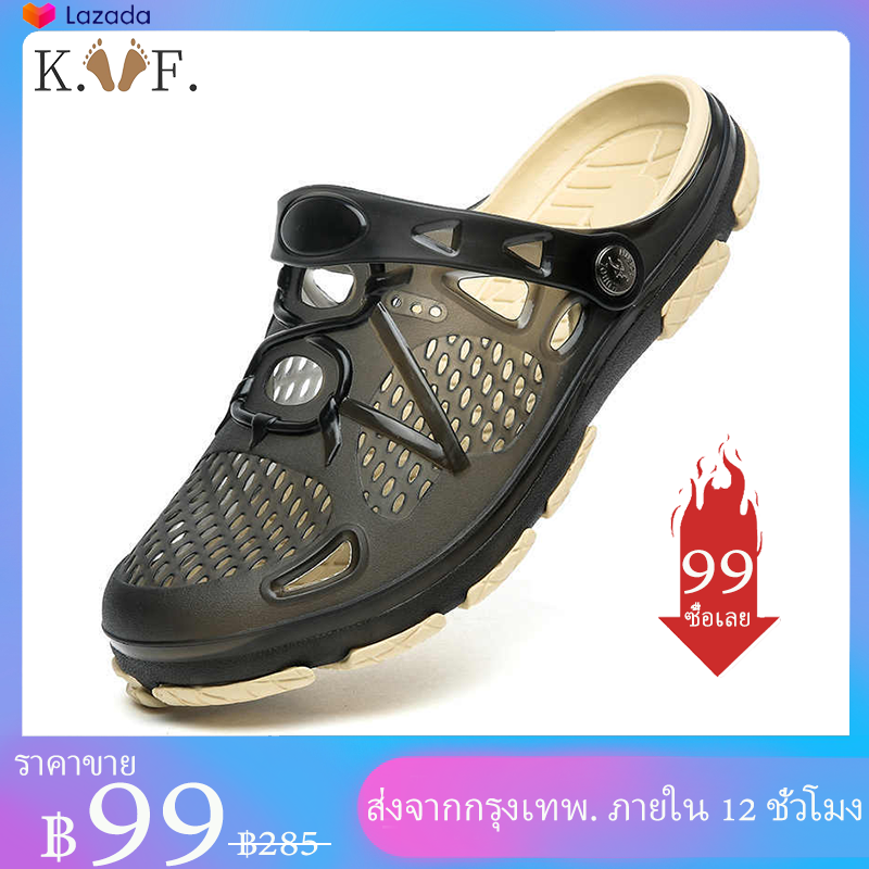 Kitleler Fashion Sandals รองเท้าแตะชาย รองเท้าแตะผู้ชาย รองเท้าแตะ รองเท้า รองเท้าแตะชายหาดกันลื่น(ready stock)size:40-45