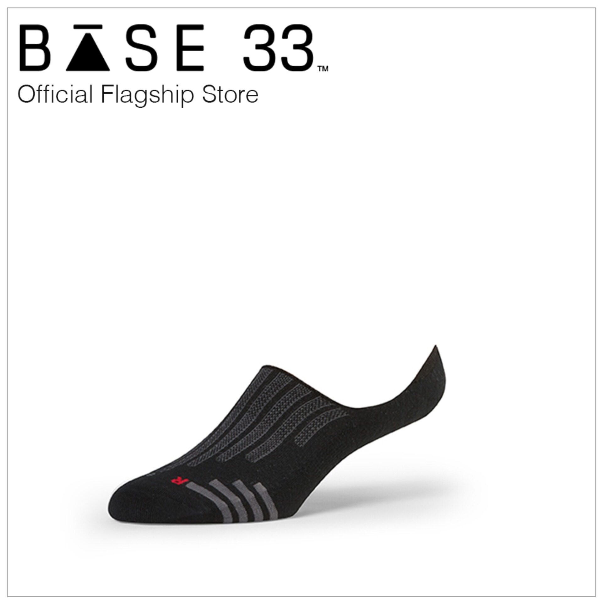 Base33 เบส33 ถุงเท้ากีฬาข้อสั้นระดับในรองเท้า  รุ่น No Show