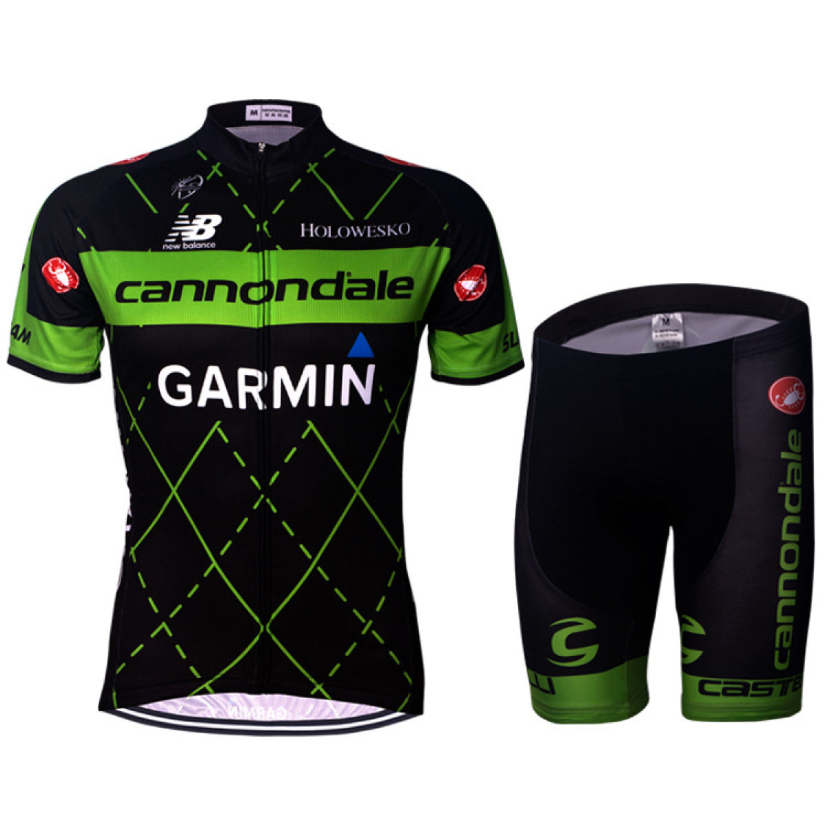 2020ชุดสั้นปั่นจักรยานลายทีม-ชุดปั่นจักรยาน（เสื้อผ้ากางเกง ） Cycling clothing เขียว