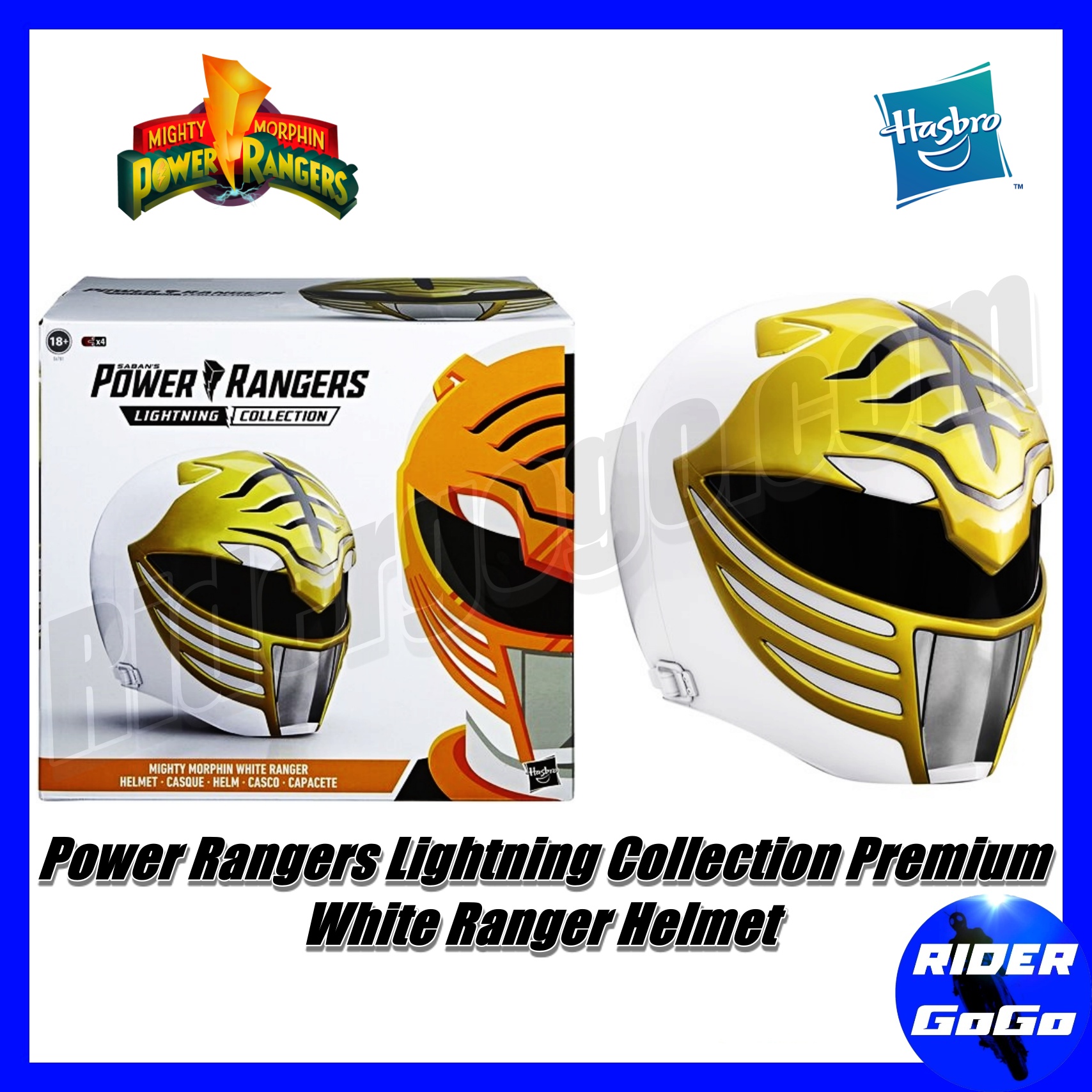Power Rangers Lightning Collection White Ranger KibaRanger Helmet ราคา 8,500 บาท*ส่งฟรี