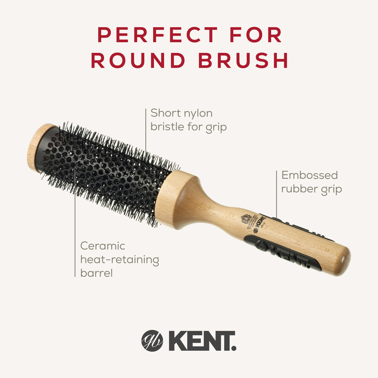 Kent Pf11 Pf12 Pf13: Perfect for Curling Ceramic Round Brush, Comb, Dryer Brush, Curling Comb ราคา 850 บาท*ส่งฟรี