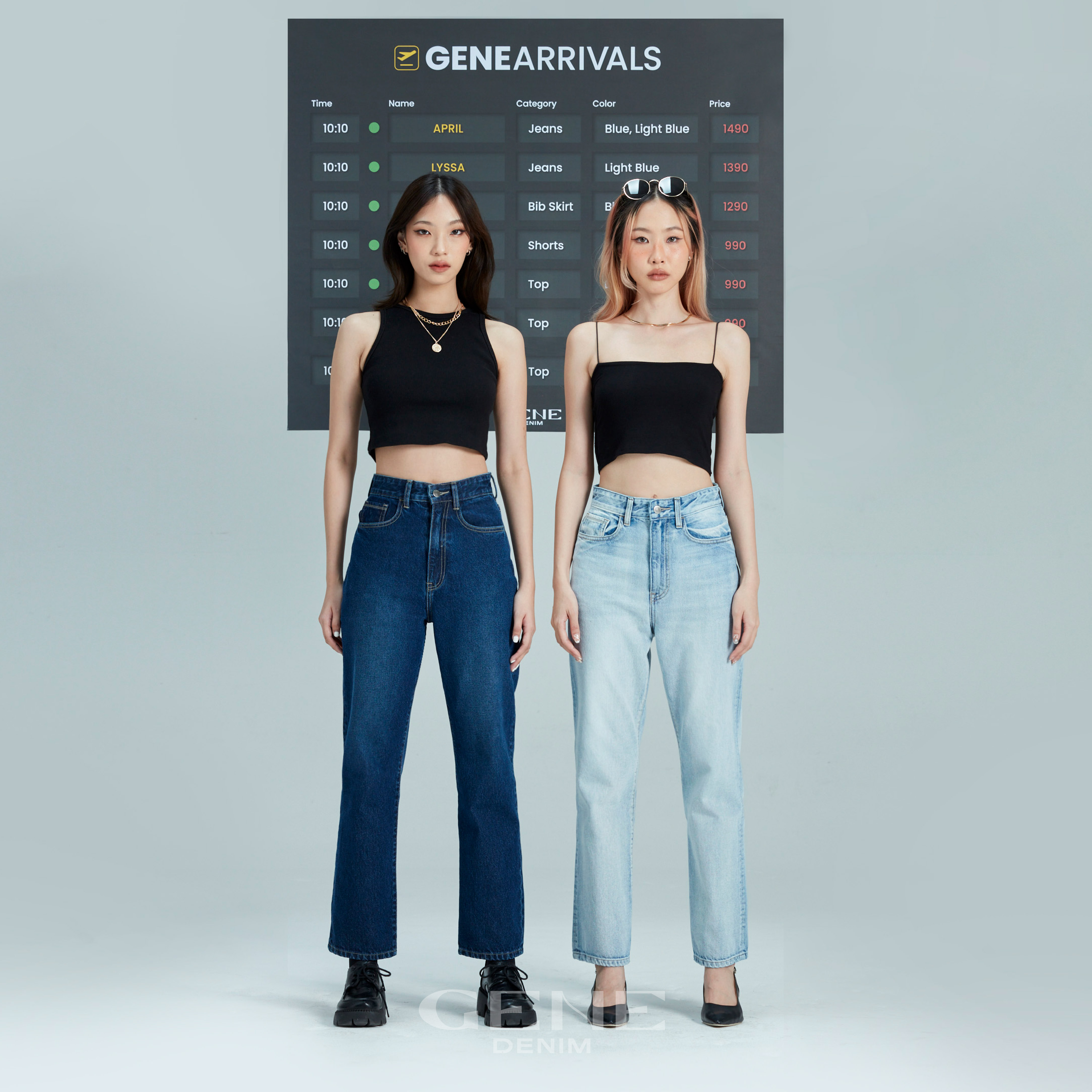GENEDENIM กางเกงขายาว รุ่น April ราคา 1,490 บาท*ส่งฟรี