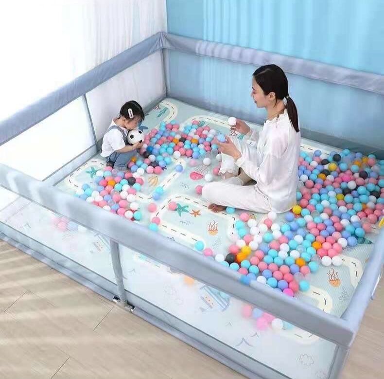 GBruno 3-Tier Playpen with Hammock and Toy Ball