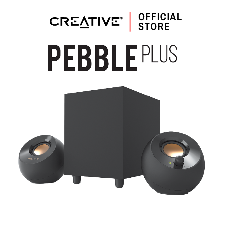 CREATIVE SPEAKER Pebble Plus Speaker 2.1 ราคา 1,450 บาท*ส่งฟรี