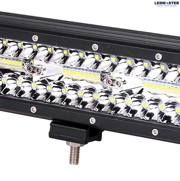 LED LIGHT BAR 240W สปอร์ตไลท์ไฟรถยนต์led ไฟหน้ารถ ไฟท้าย ไฟตัดหมอก รุ่น High CLASS 3 Row 12V-24V เเสงขาว งานพรีเมี่ยม