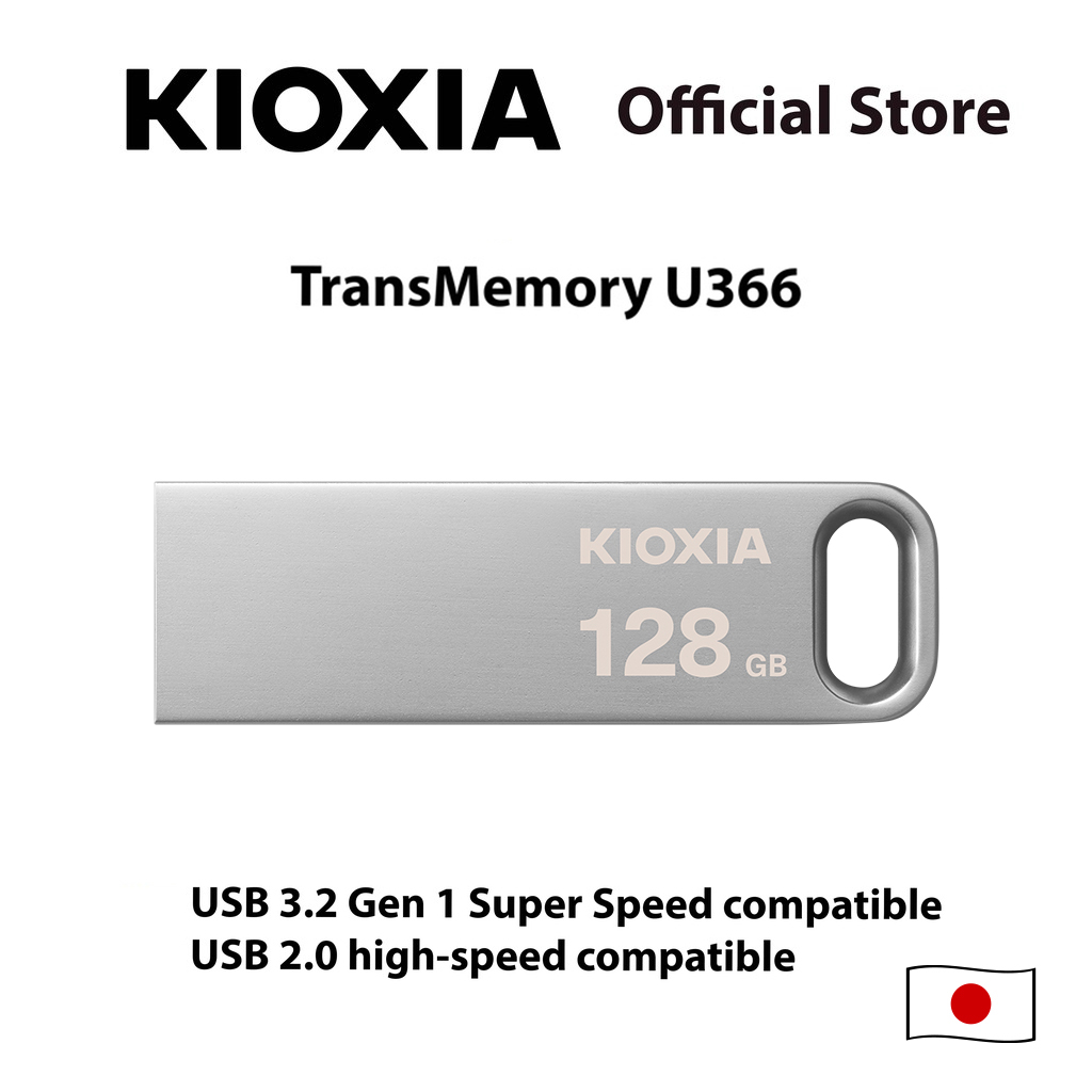 Kioxia Transmemory U366 High-Speed USB 3.2 Flash Drive - 128Gb, New, Portable Data Storage ราคา 999 บาท*ส่งฟรี