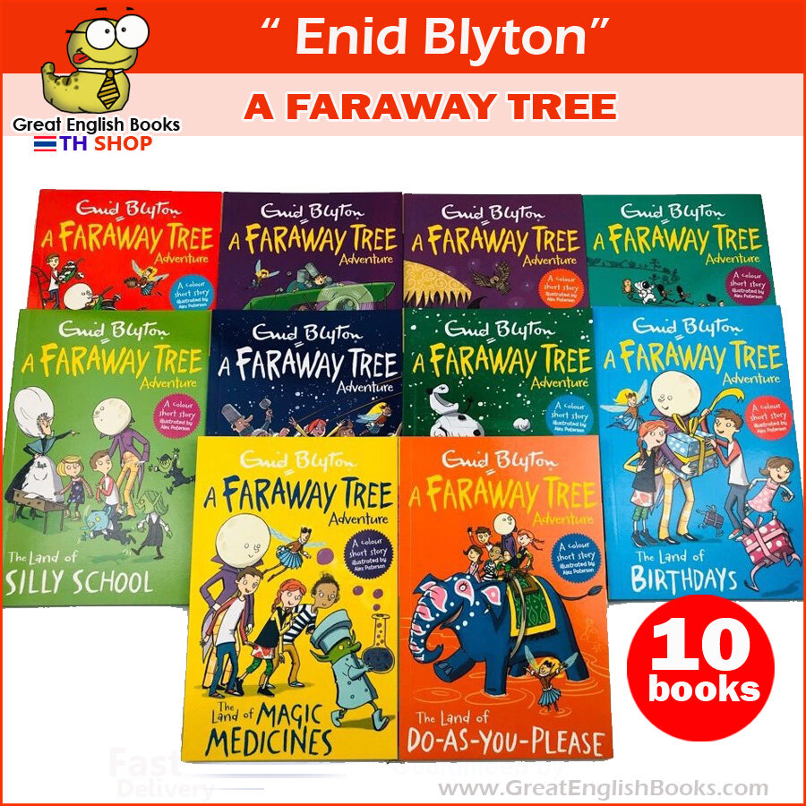 (In Stock) ชุดนิยายภาษาอังกฤษแนวผจญภัย Enid Blyton A Faraway Tree Adventure Collection 10 Books