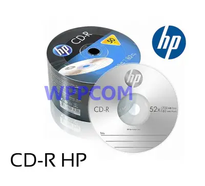 แผ่นซีดี CD CD-R ยี่ห้อ Hp แท้ ความจุ 700MB Pack 50 แผ่น