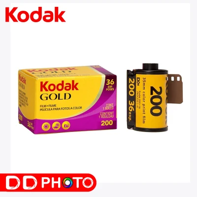 ฟิล์มสี Kodak Gold 200 35mm 24exp Color Film ฟิล์มถ่ายรูป 35มม ฟิล์ม 135