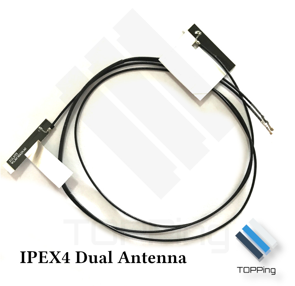 Laptop WiFi Antenna IPEX4 สายอากาศไวไฟ แบบคู่ ใช้กับ AX200 ได้