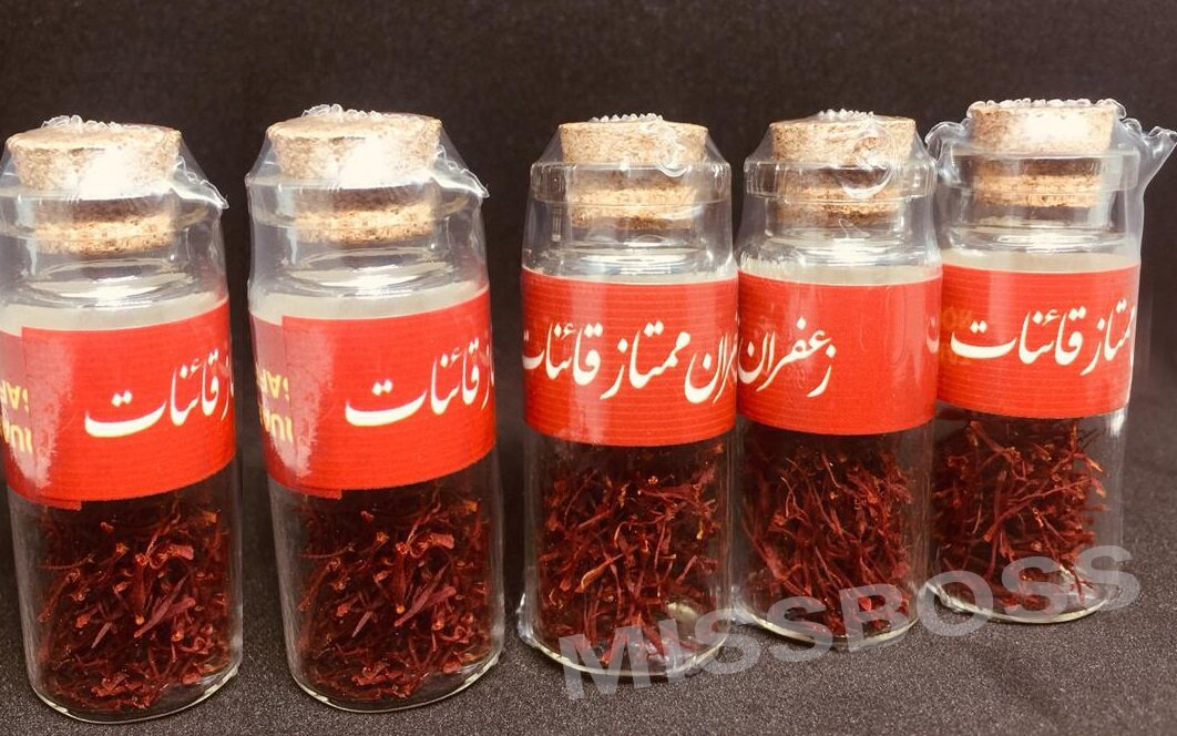 Iranian saffron 5 กรัม, 5 grams  หญ้าฝรั่นหรือ แซฟฟรอนคุณภาพสูงจากอิหร่าน แท้ 100% ชา อาห ชา MISSBOSS