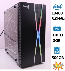 ภาพหน้าปกสินค้าคอมพิวเตอร์ประกอบ Intel® Core™2 Duo Processor E8400 3.00GHz -RAM DDR3 8GB -HDD 500GB เคส GVIEW ที่เกี่ยวข้อง