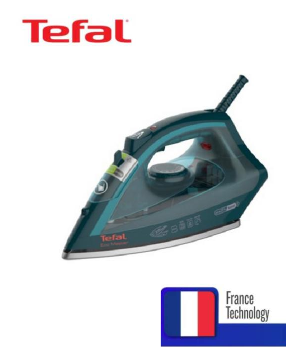 TEFAL เตารีดไอน้ำ 1800วัตต์ ผิวเคลือบไม่ติดผ้า  รุ่น FV1720