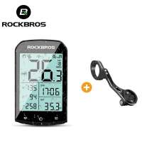 ROCKBROS M1 สมาร์ท GPS คอมพิวเตอร์จักรยาน บลูทูธ 5.0 ANT+ คอมพิวเตอร์จักรยานไร้สาย กันน้ำ IPX6 มาตรวัดระยะทางสำหรับจักรยานเสือภูเขา จักรยานถนน