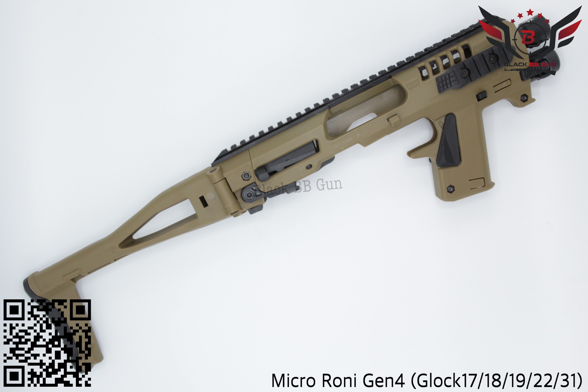 ชุดประกอบปืนสั้น Micro Roni Gen4  สำหรับปืนGlock17/18/19/22/31  คุณสมบัติ : #ติดตั้งง่าย ไม่ต้องใช้เครื่องมือช่วย #น้ำหนักเบา ทนความร้อนได้ดี