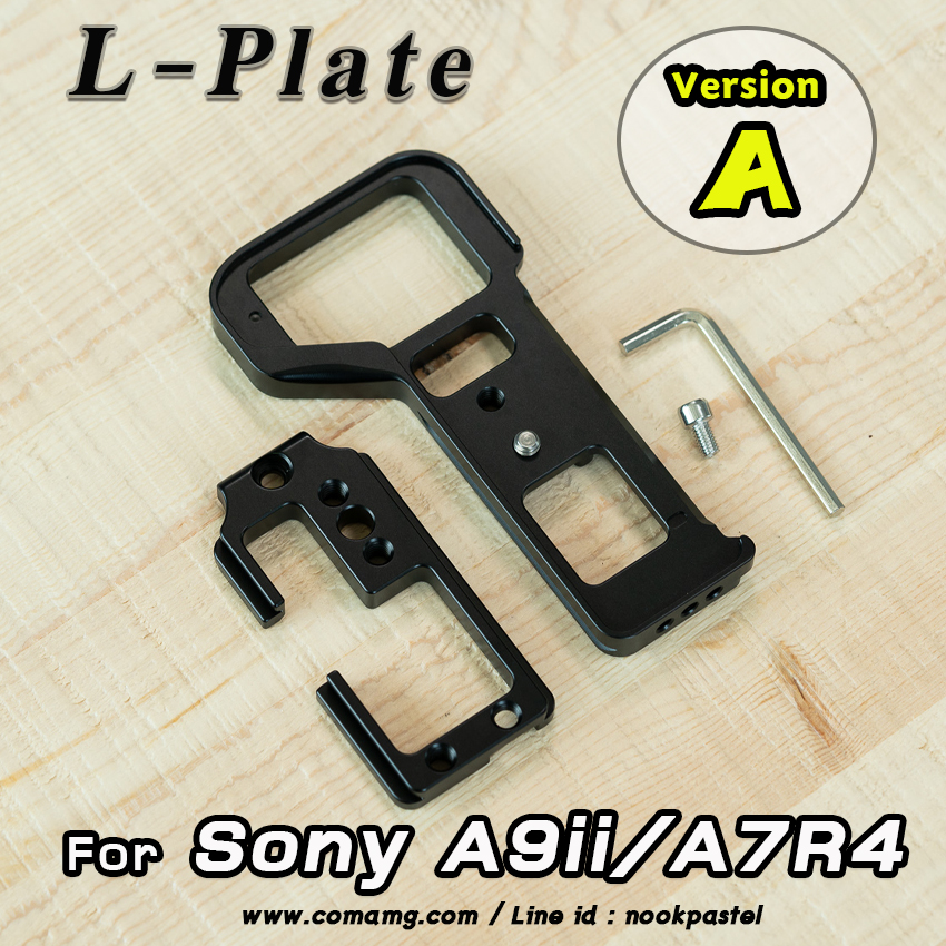 L-Plate กล้องSony A9ii / A7R4 / A7S3 Camera Hand Grip Version A