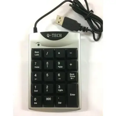 แป้นพิมพ์ตัวเลข Keyboard Numeric T-620 คีย์บอร์ดตัวเลข USB 2.0 ขนาดเล็ก พกพาได้