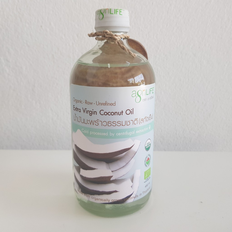 [Keto] AGRILIFE น้ำมันมะพร้าวธรรมชาติ (สกัดเย็น) Extra Virgin Coconut Oil ขนาด 450 มิลลิลิตร KinD Keto