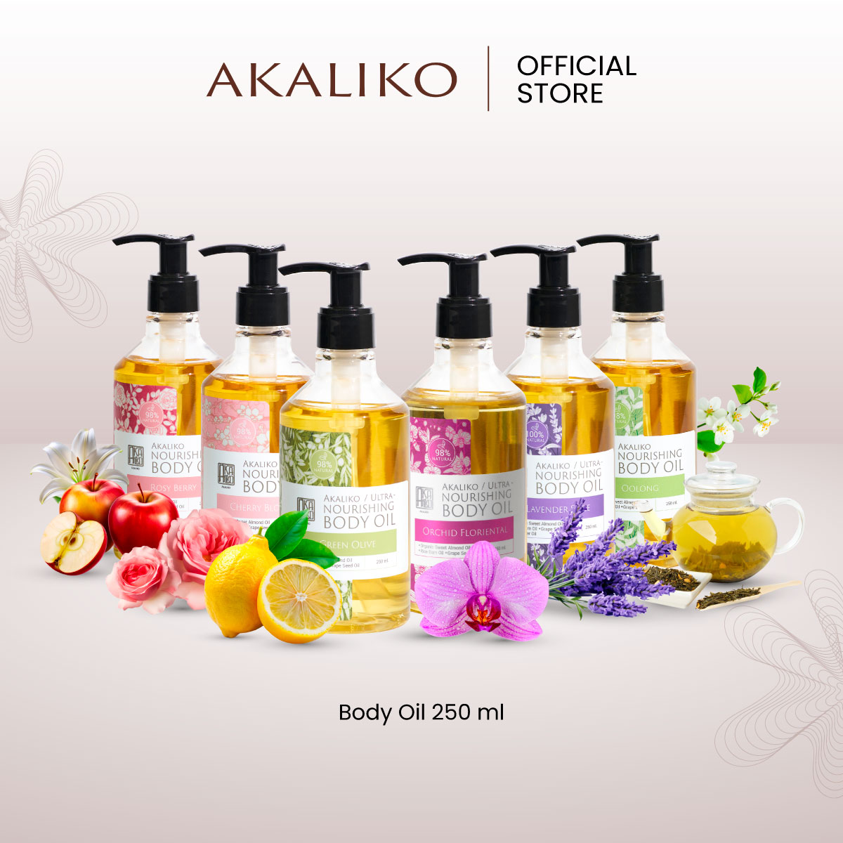 Akaliko Body Oil 250 ml Akaliko Body Oil, Skin Nourishing Oil. Skin Care Oil Increase Moisture for Very Dry Skin, Sensitive Skin ราคา 950 บาท*ส่งฟรี