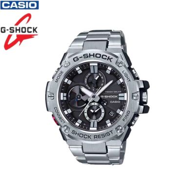 Casio G-Shock นาฬิกาข้อมือผู้ชายแฟชั่น สายเหล็ก รุ่น GST-B100D,GST-B100D-1A - สีขาว Casio G-Shock นาฬิกาข้อมือผู้ชายแฟชั่น สายเหล็ก รุ่น GST-B100D,GST-B100D-1A - สีขาว