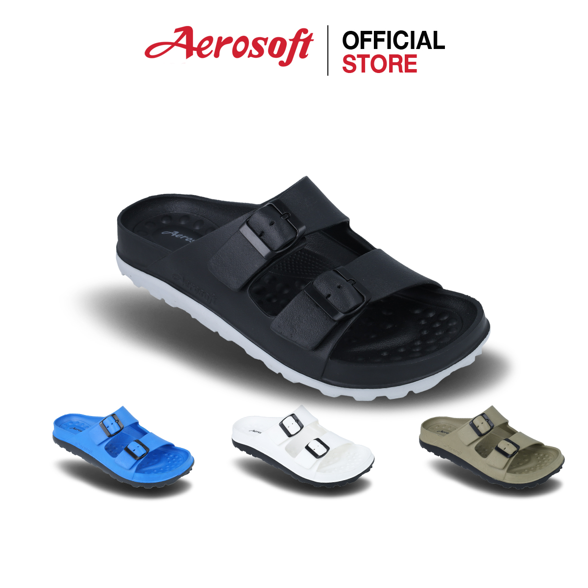 Aerosoft (แอโร่ซอฟ) รองเท้าแตะแบบสวม รุ่น U1717 ราคา 230 บาท*ส่งฟรี