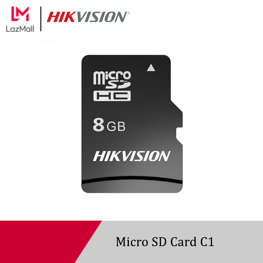 HIKVISION Micro SD-C1(STD) 8GB อุปกรณ์เสริมการ์ดหน่วยความจำ เมมโมรี่การ์ด | รับประกัน 1 ปี