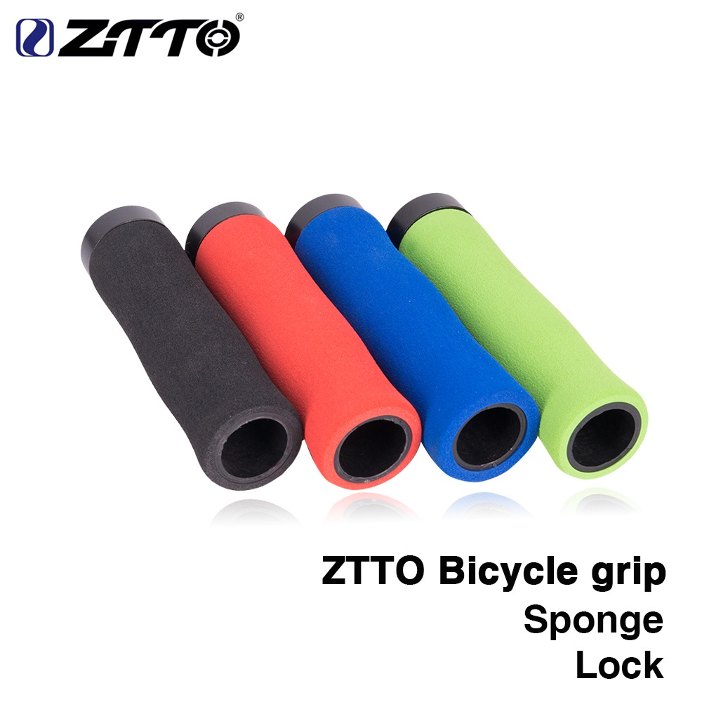 Ztto อะไหล่แฮนด์มือจับจักรยาน MTB AG28 ฟองน้ํา กันลื่น ทนทาน 1 คู่ พร้อมปลั๊กบาร์ ราคา 148 บาท*ส่งฟรี