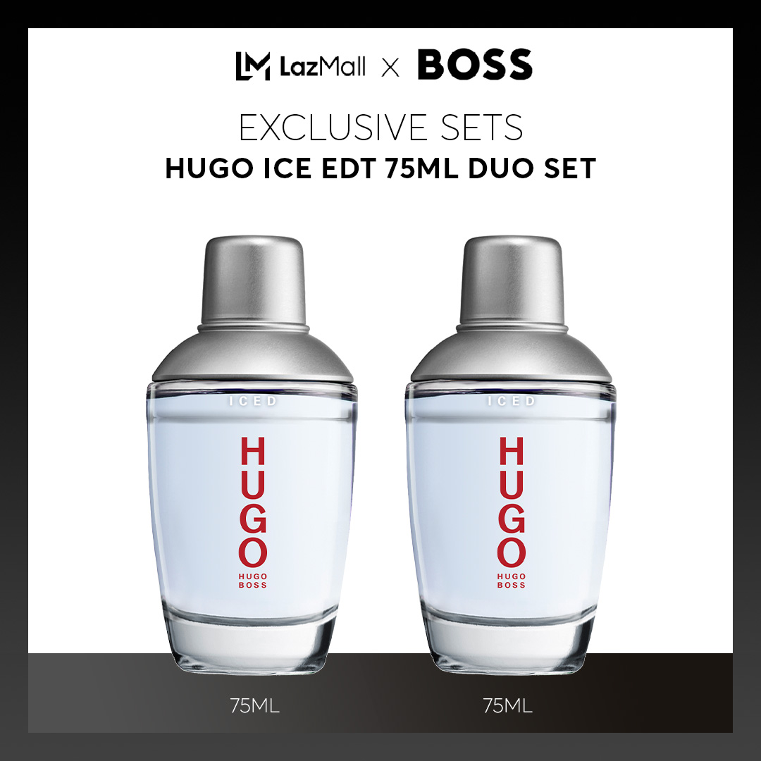 [Exclusive Set] เซ็ทน้ำหอม HUGO Ice EDT Duo Set (HUGO Ice EDT 75ml x2) | by HUGO BOSS Fragrances ราคา 6,150 บาท*ส่งฟรี