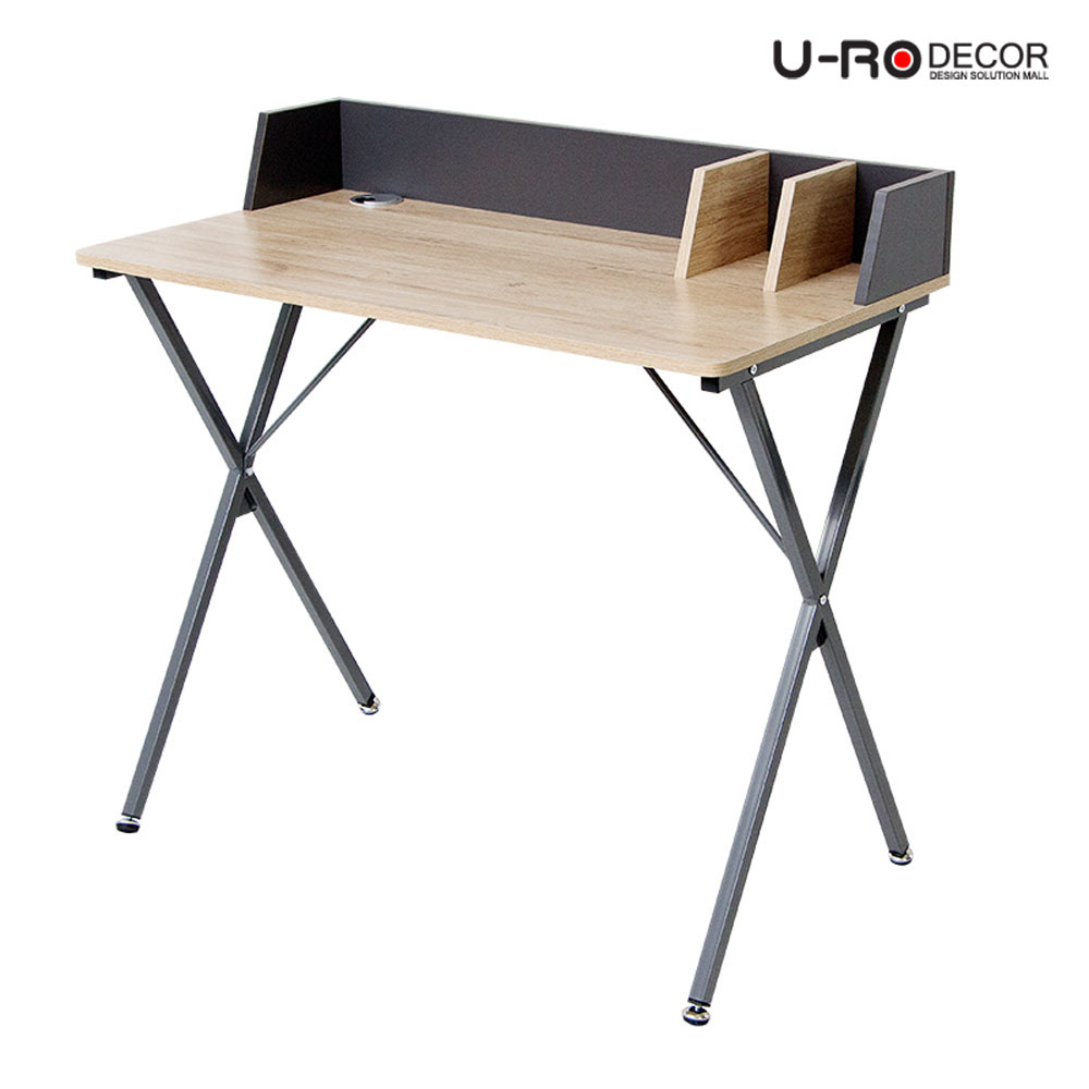 U-RO DECOR EXTREME Working Desk / Computer Desk color Oak/Grey leg ราคา 1,990 บาท*ส่งฟรี