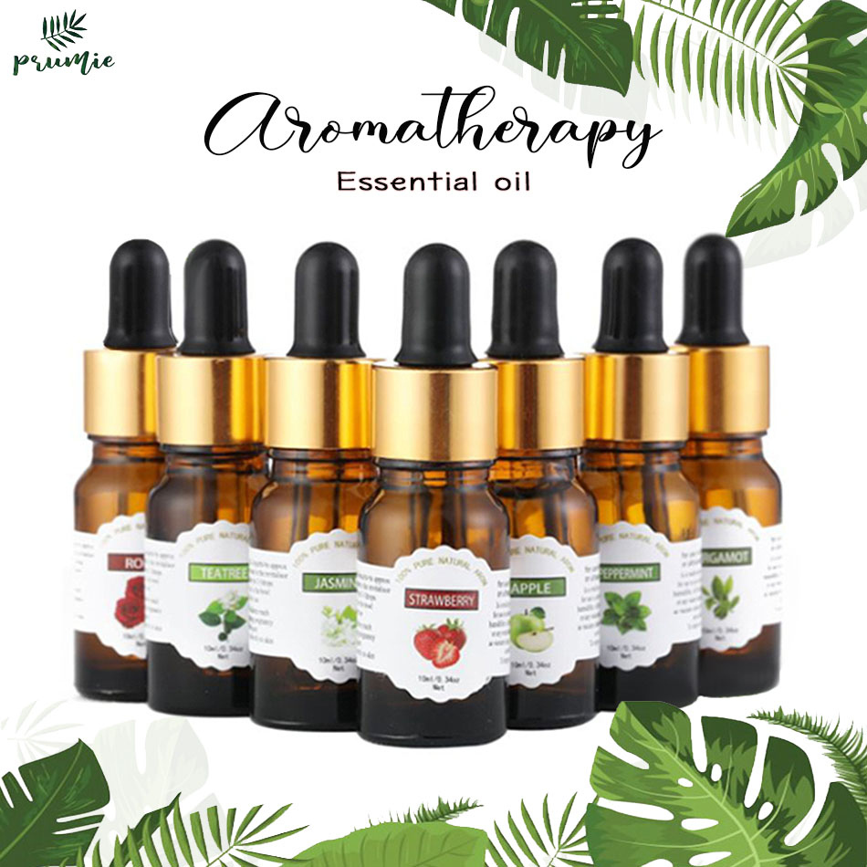 PRUMIE  Aromatherapy Oil  Essential Oil ขนาด 10 ML พร้อมส่ง 12 กลิ่น น้ำมันหอมระเหย น้ำหอมอโรม่า น้ำหอมสปา น้ำยาหอมระเหย diffuser aroma