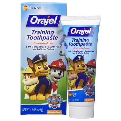Orajel Training Toothpaste, Fluoride Free
