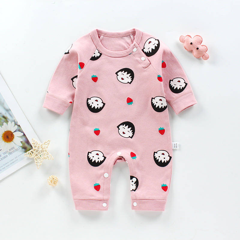 Babyonline(Y274)B5ชุดบอดี้สูทแขนยาวขายาวลายการ์ตูน่ารักๆ