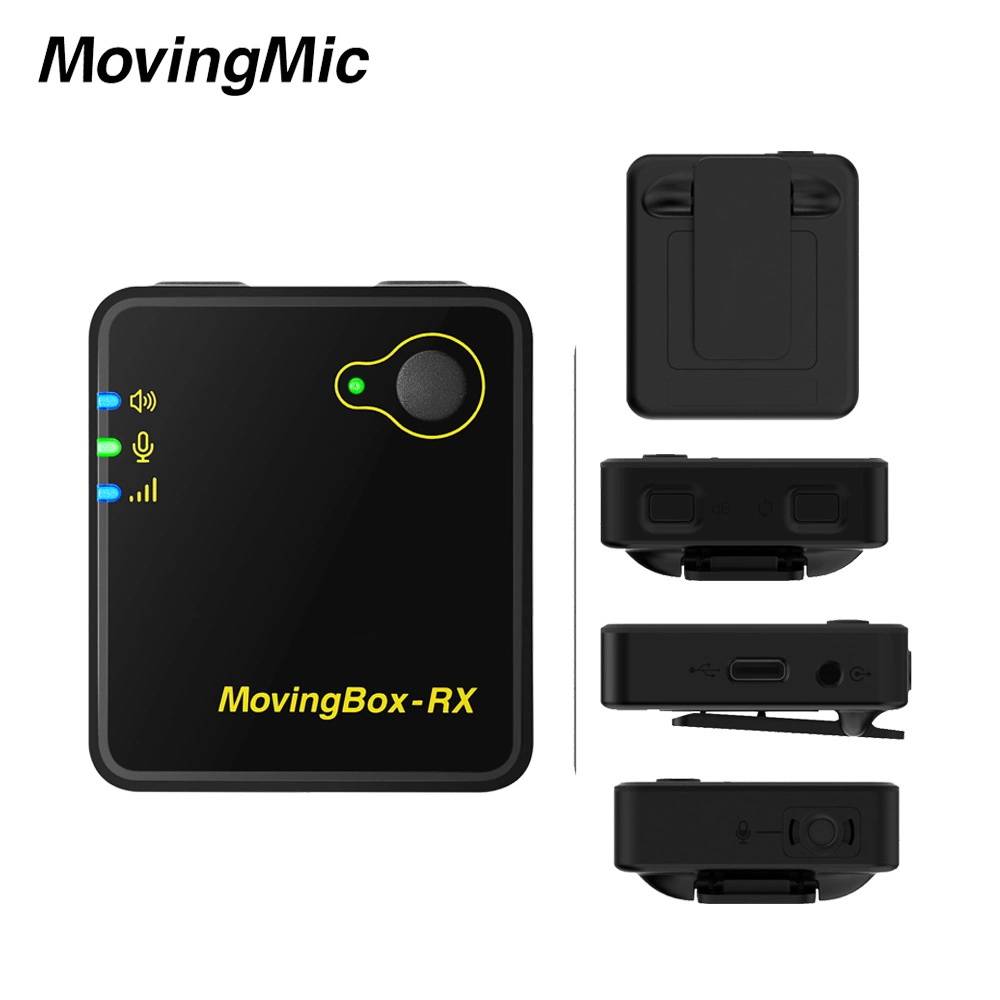 ไมค์ไลฟ์สด Movingmic Movingbox Wireless Microphone 2.4Ghz ไมค์ไร้สาย