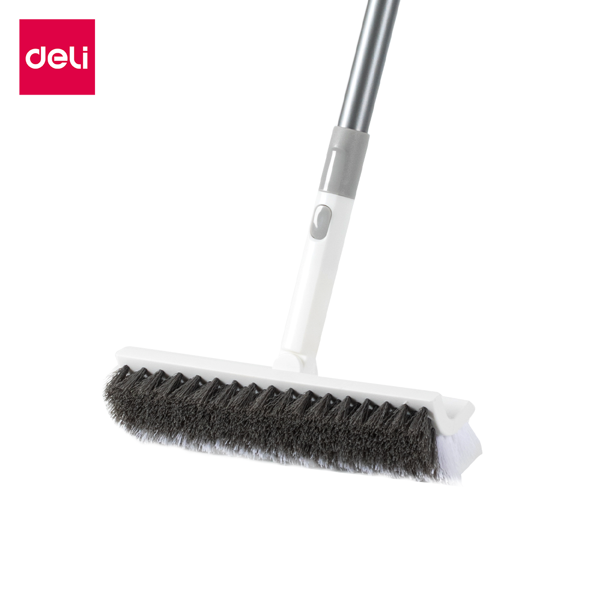 Deli ไม้ขัดพื้น ที่ขัดพื้น ทำความสะอาดพื้น 4in1 หมุนได้ 120องศา หัวแปรงตัวV เข้าได้ทุกซอก เหมาะสำหรับที่แคบ Floor Brush ราคา 245 บาท*ส่งฟรี