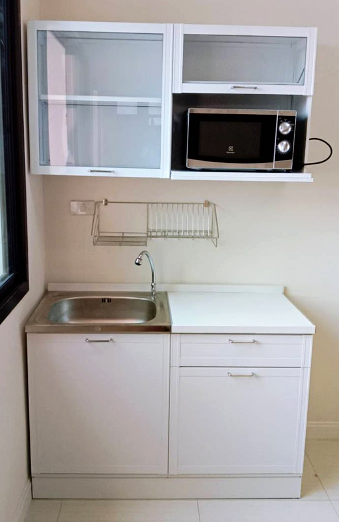 ตู้ครัวสำเร็จรูปอลูมิเนียมขนาด1.2ม.กันน้ำกันปลวก ราคา 18,600 บาท*ส่งฟรี