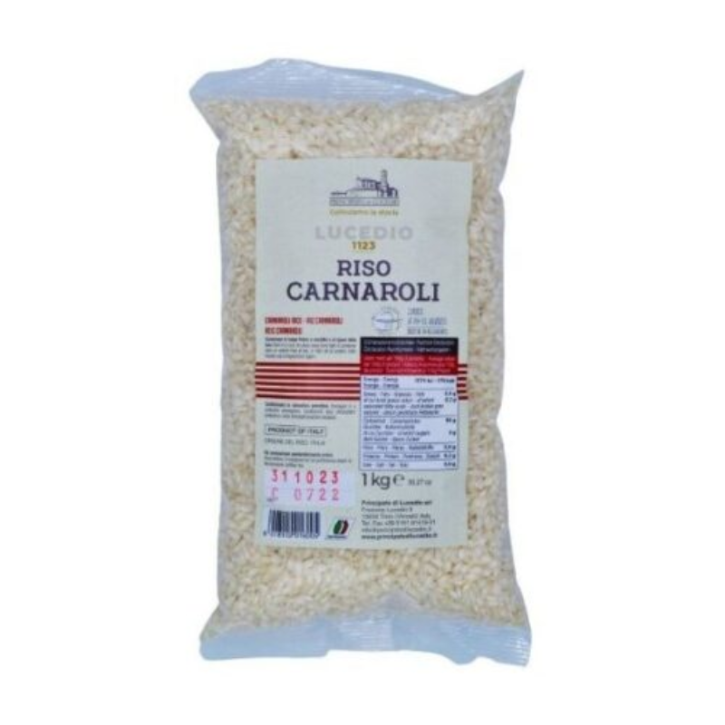 Carnaroli Rice 1kg Lucedio brand ราคา 629 บาท*ส่งฟรี