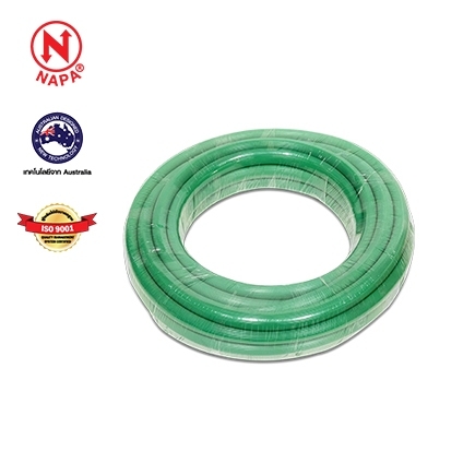 Napa Pvc Hose 5/8 15 M. Solid Green, Highly Flexible and Strong. the Rubber Material Is Difficult to Bend. Can Be Used Outdoors Impact Resistant (158155) ราคา 239 บาท*ส่งฟรี